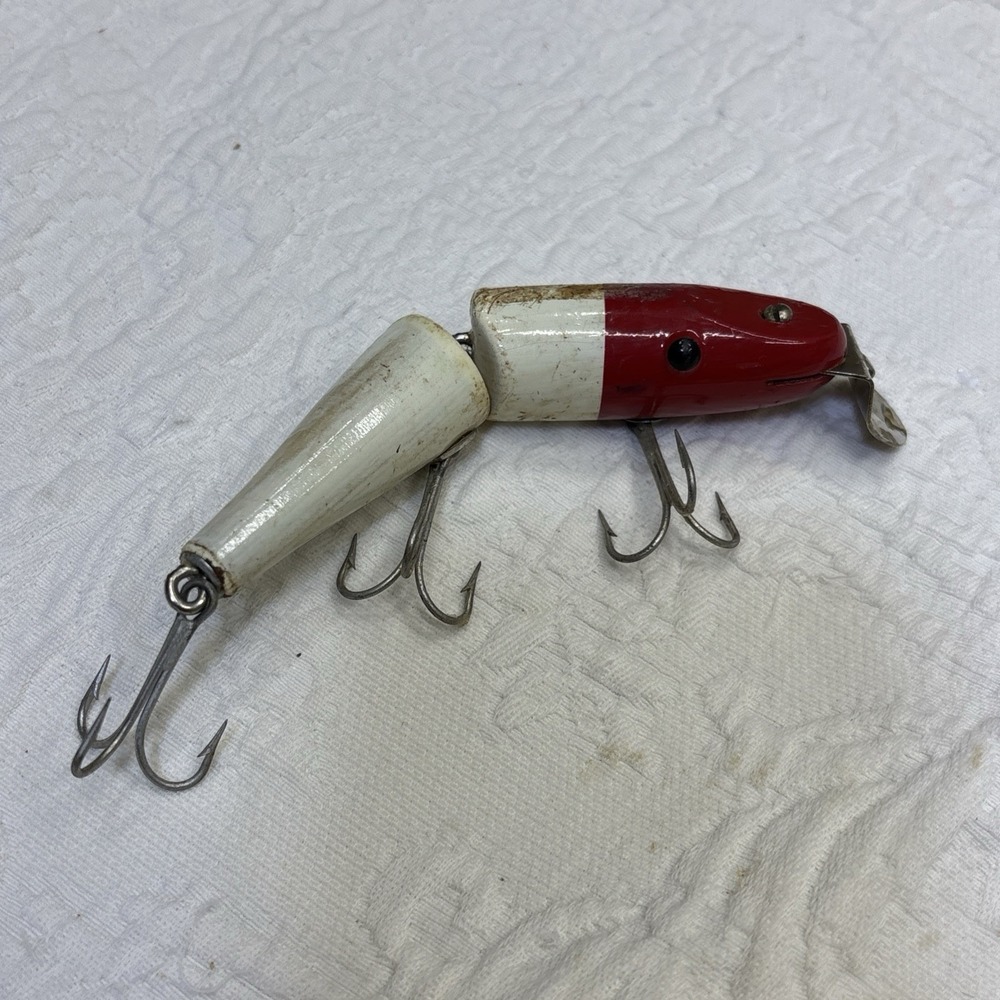 Vintage Creek Chub Pike fishing lure Wooden